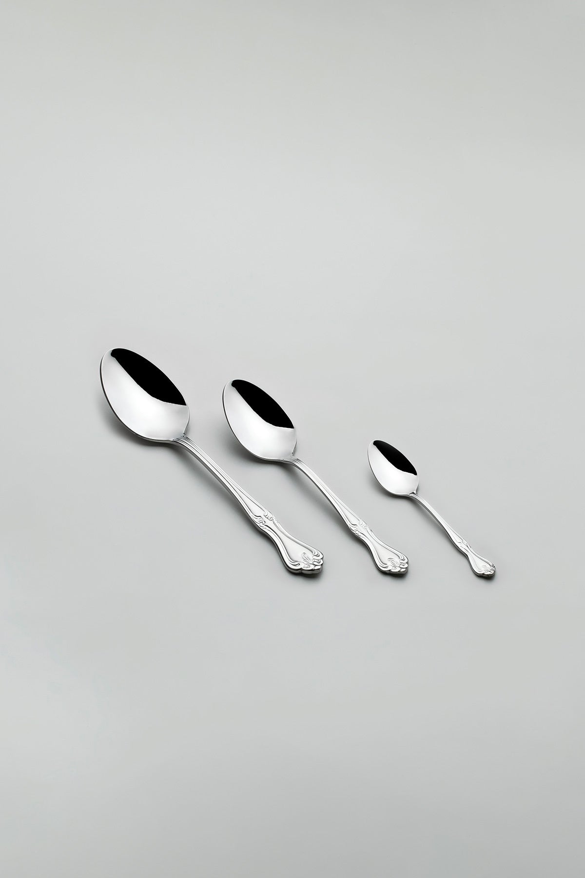 Nehir lalezar Plain 12 Place Setting 60 Piece Boxed Fork Spoon Set - MALLTURK