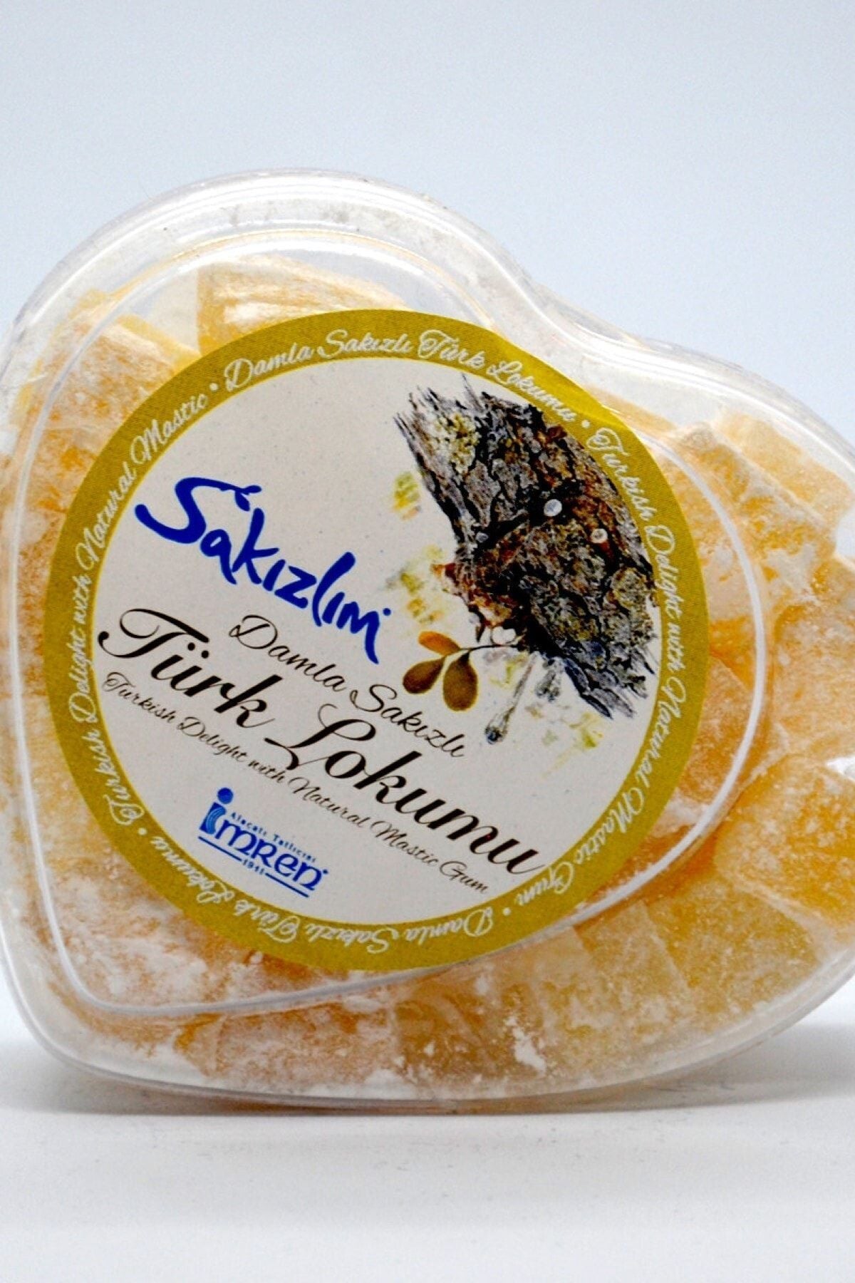 IMREN alacati tatlicisi sakizlim sakizlim Mastic Flavored Turkish Delight 80gr - MALLTURK