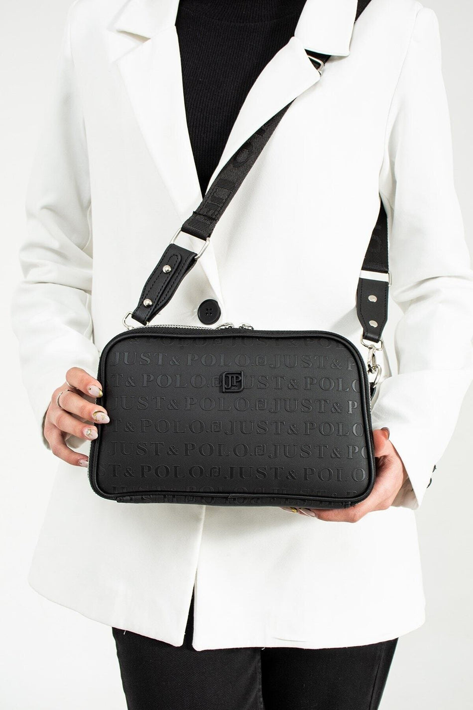 Just Polo Shoulder Bag New Season Black Color - MALLTURK