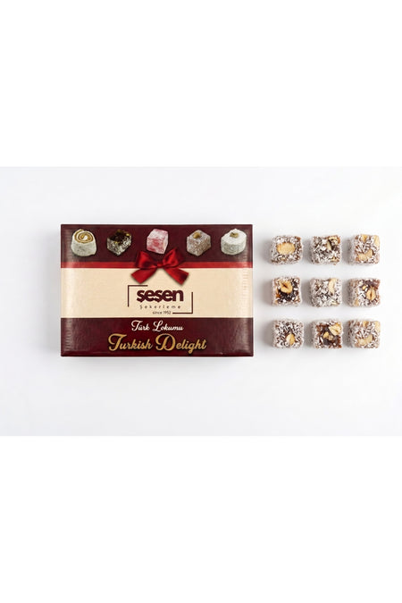 Sesen sekerleme Double Roasted Hazelnut Turkish Delight 1000gr - MALLTURK