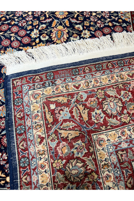 RD RAMAZAN DAG Hand Rug Art Hand-Woven Sumerbank Hereke Rug Signed Seven Mountains Flower Design Size 300x200. - MALLTURK