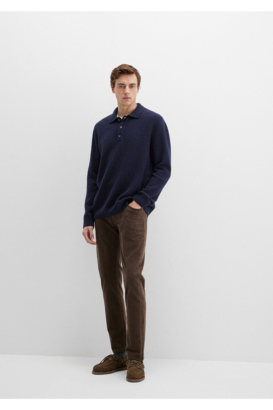 Mavi Marcus Brown Velvet Trousers 0035135666 - MALLTURK