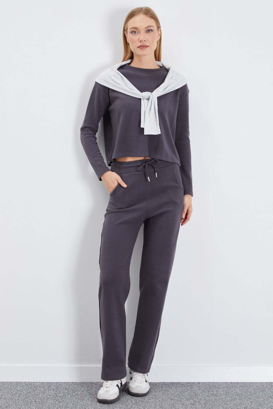 Basic Crew Neck 2 Piece Set