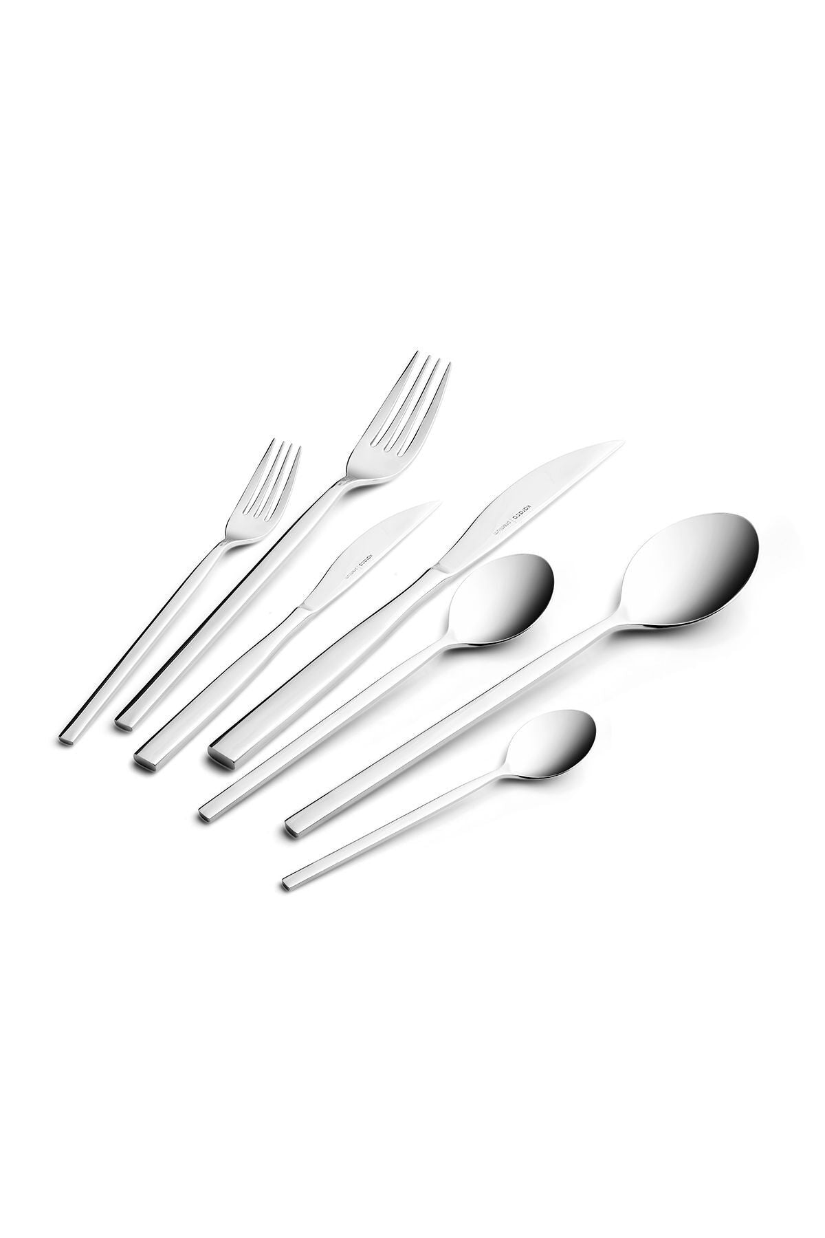 Karaca carmelo 91 Piece 12 Place Setting premium Boxed Flatware Set ve Serving Utensil Set - MALLTURK