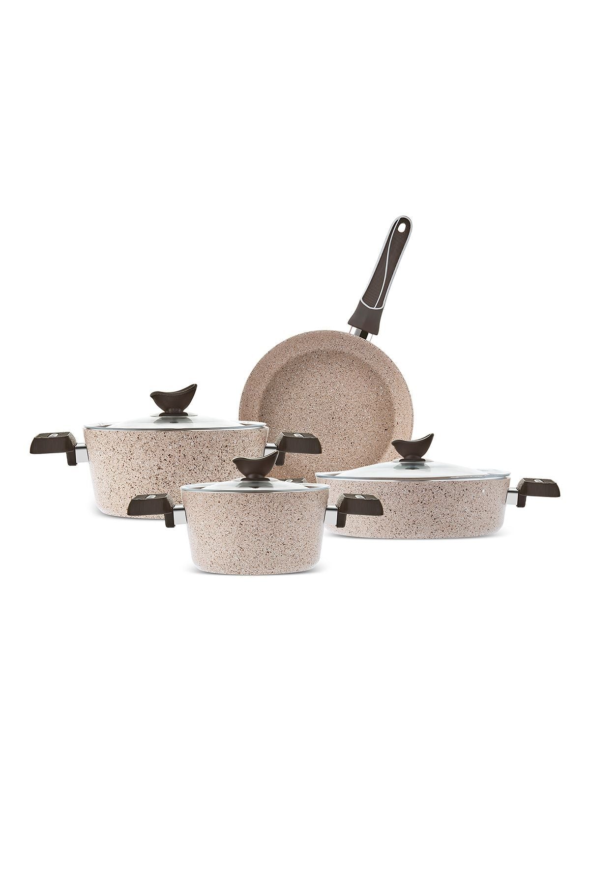 Karaca Biogranit Lungo 7 Piece Cookware Set - MALLTURK