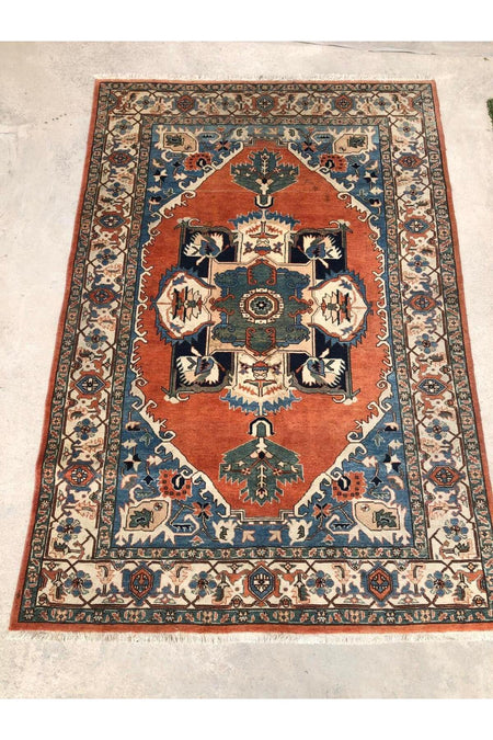 Hasyilmaz Hand-Woven Silk Wool Iranian Tabriz Rug 292x200cm 008