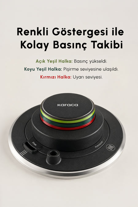 Karaca Quick And Safe induction Base Pressure Cooker 7 Liters - MALLTURK