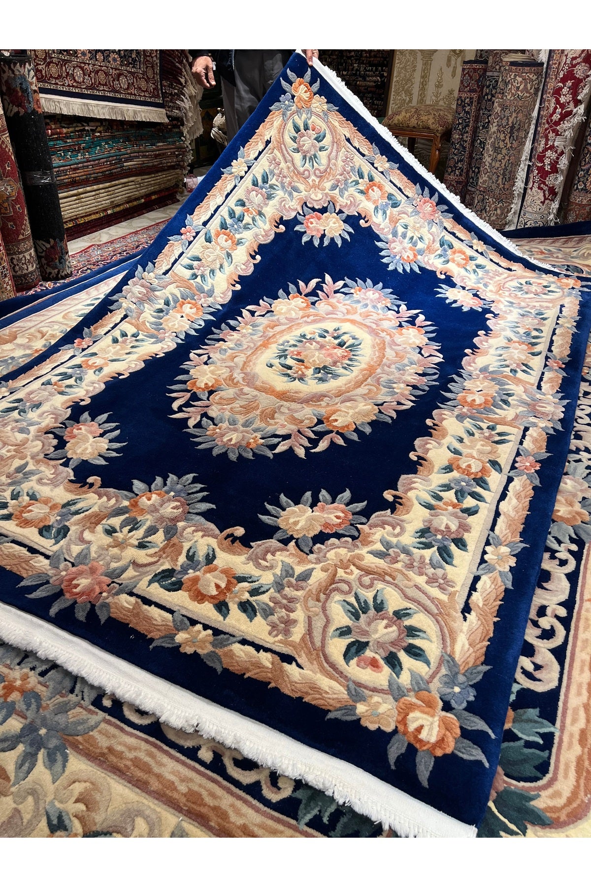 RD RAMAZAN DAG Hand Rug Art Hand-Woven Embossed Chinese Rug Premium Quality Size 246x163
