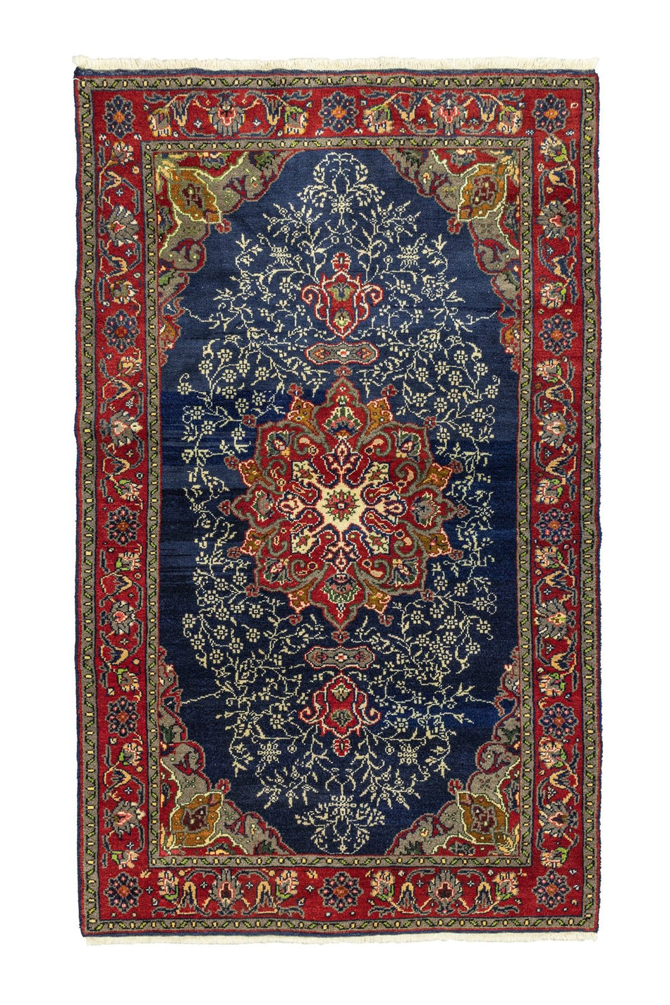 Soho Antiq Hazan Medallion Pattern Wool Rug 121x207 cm - MALLTURK