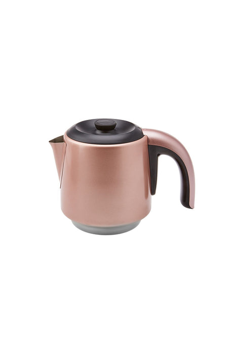 Karaca Daystar Stainless Steel 2-in-1 Tea Maker and Kettle with Rosegold - MALLTURK