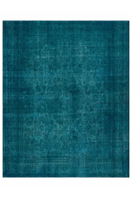 Apex Rug Distressed Vintage Rug XLarge Hand-Woven Natural Turquoise 29800 300 x 372 cm - MALLTURK