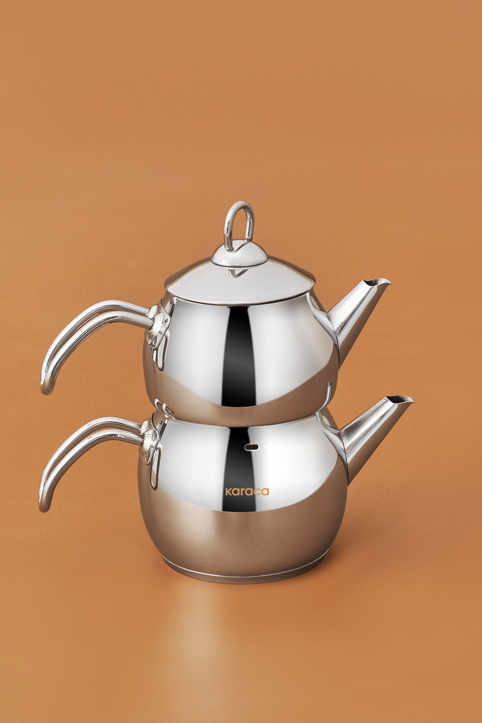 Karaca Adelya induction Base Mini size Metal Teapot Set - MALLTURK