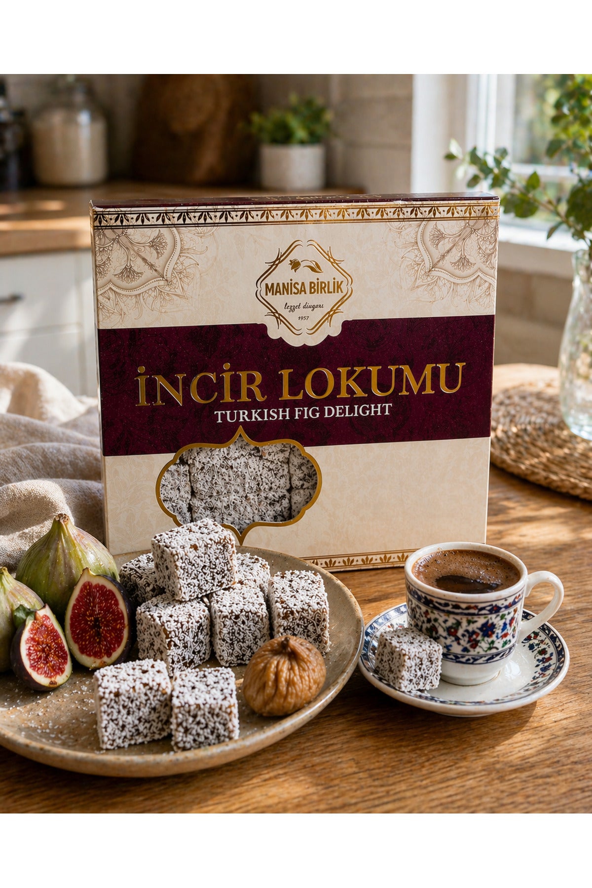 MANISA birlik Fig Turkish Delight 300 g - MALLTURK