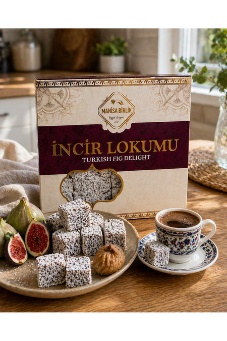 MANISA birlik Fig Turkish Delight 300 g - MALLTURK