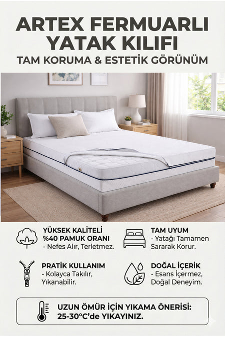 Artex Kilif Mattress Protector - MALLTURK