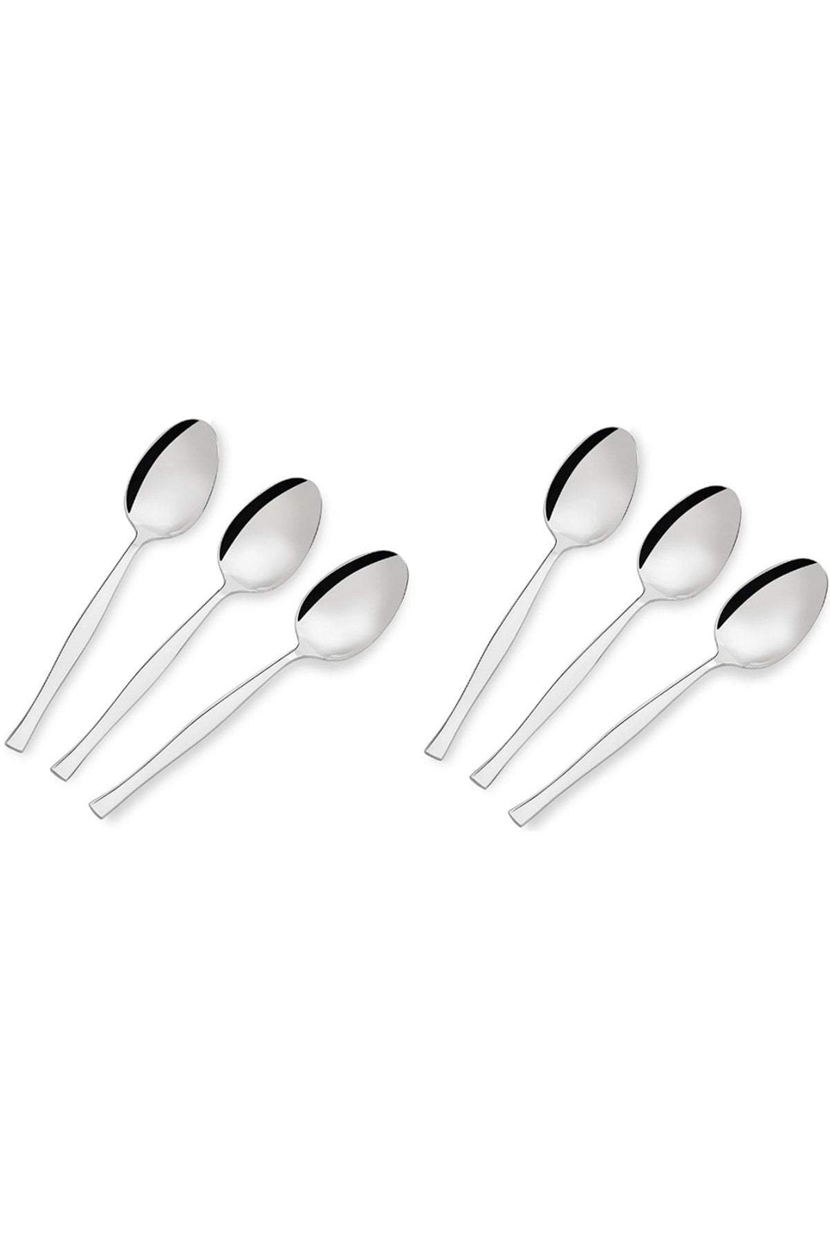 Nehir zarif Plain 6li posetli Dinner Spoon - MALLTURK