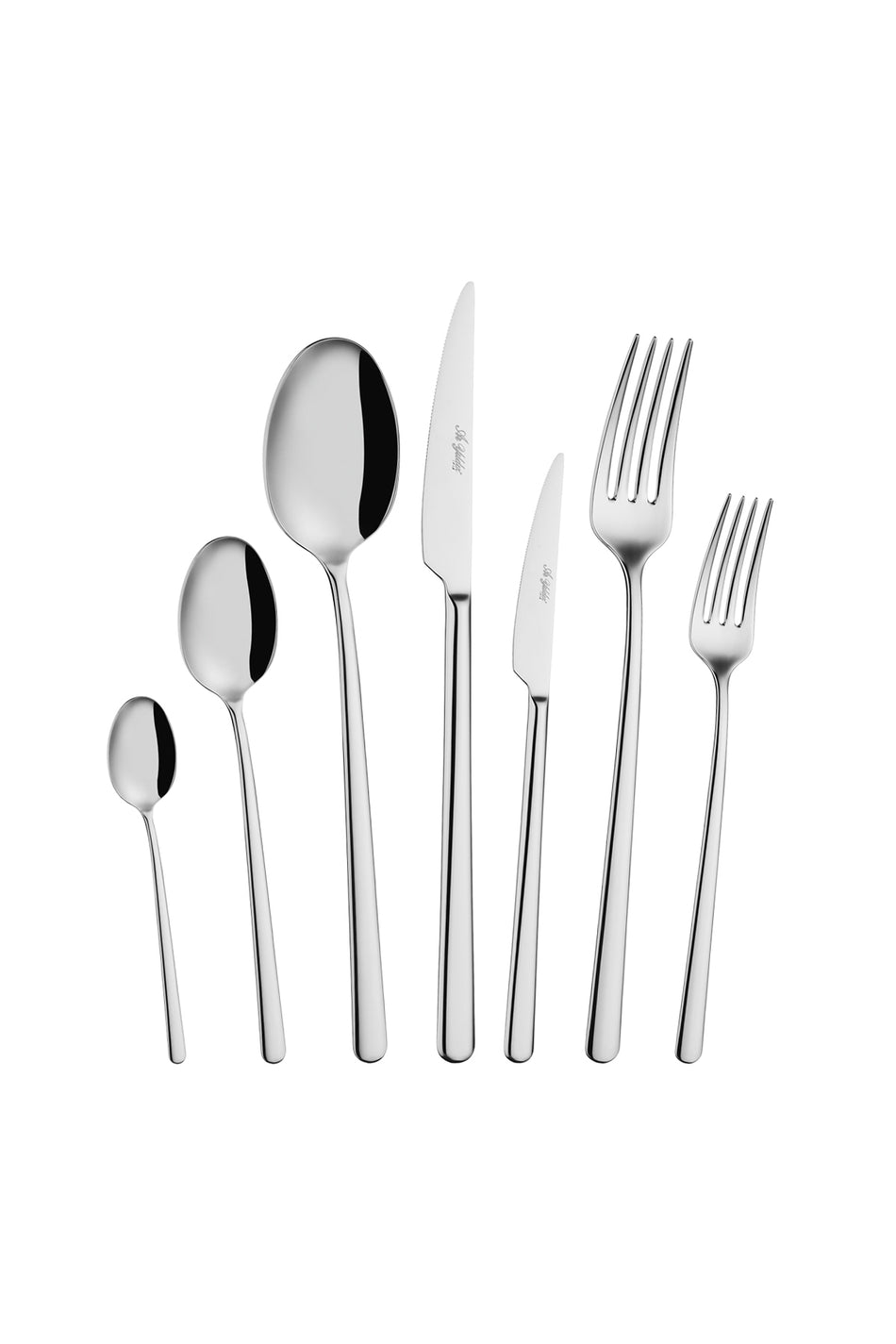 Aryildiz mariza 84 Piece 12 Place Setting Flatware Set - MALLTURK