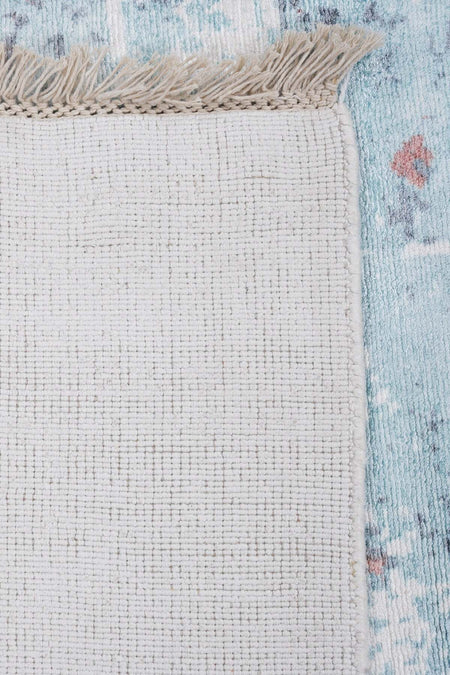 Naar Erase KC 305 Multicolored Modern Handwoven Bamboo Living Room Rug - MALLTURK