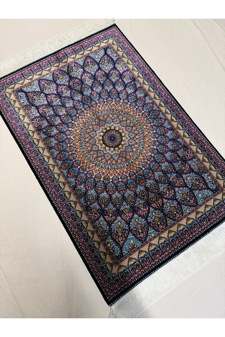Afgan Rug Iranian Silk Fine Craftsmanship 1600 Reed Elegant Design - MALLTURK