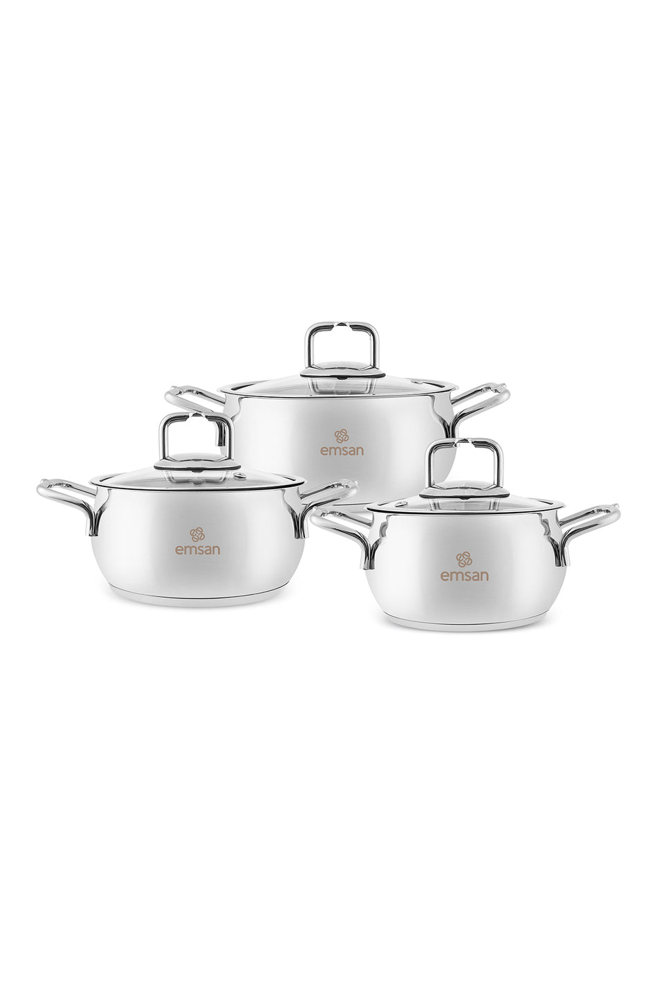 Emsan Emirgan Midi Induction Uyumlu 6 Piece Cookware Set - MALLTURK