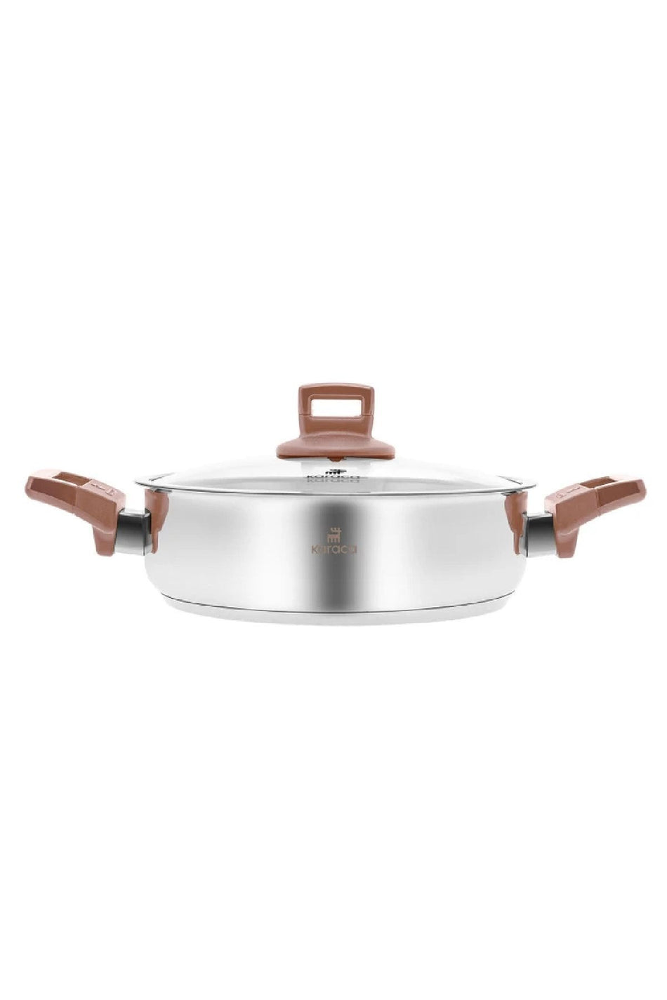 Karaca Senna Induction Compatible Saute Pan Rose - MALLTURK