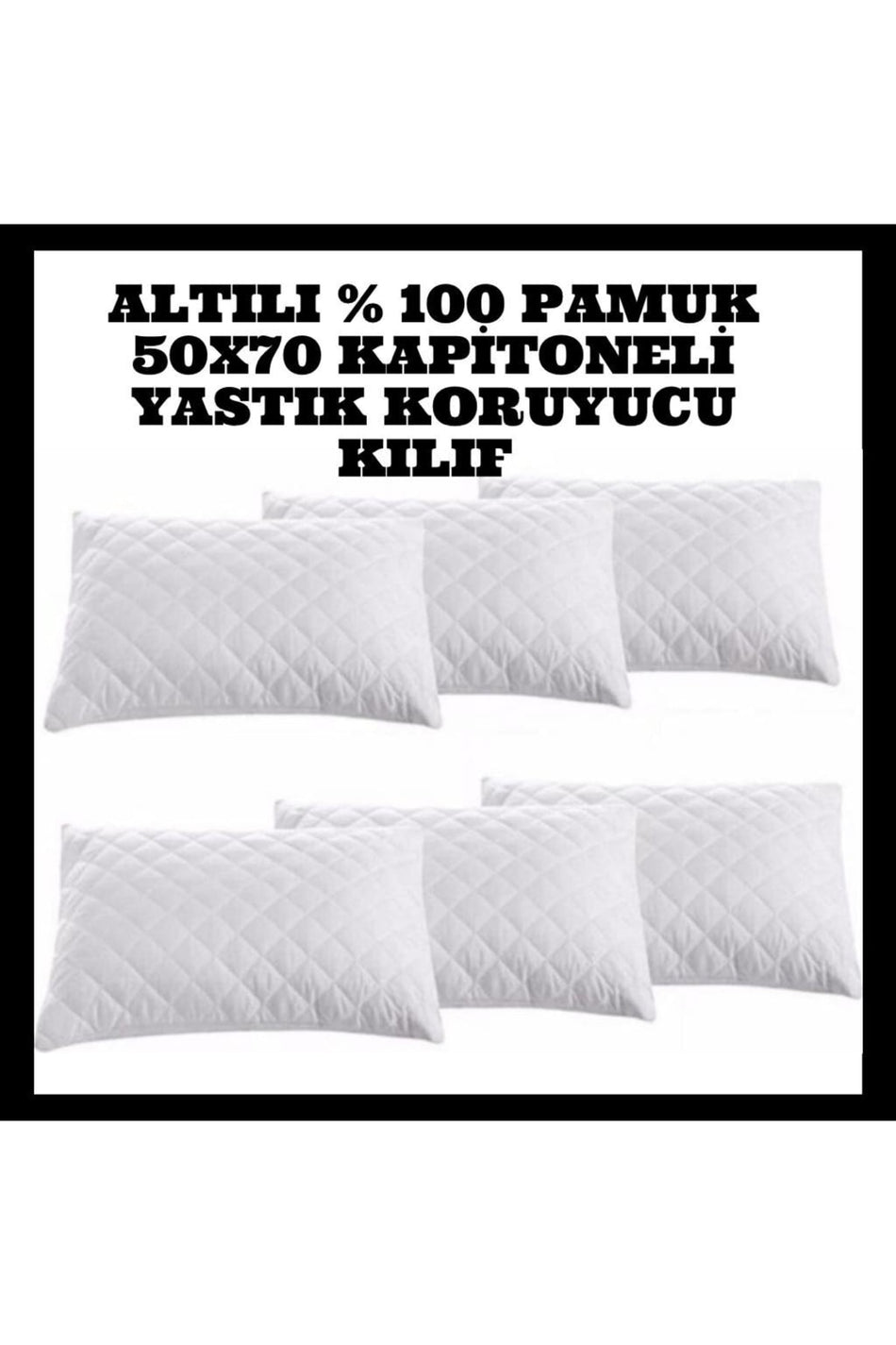 AYHOME Waterproof Cotton Quilted Pillow Protector - MALLTURK