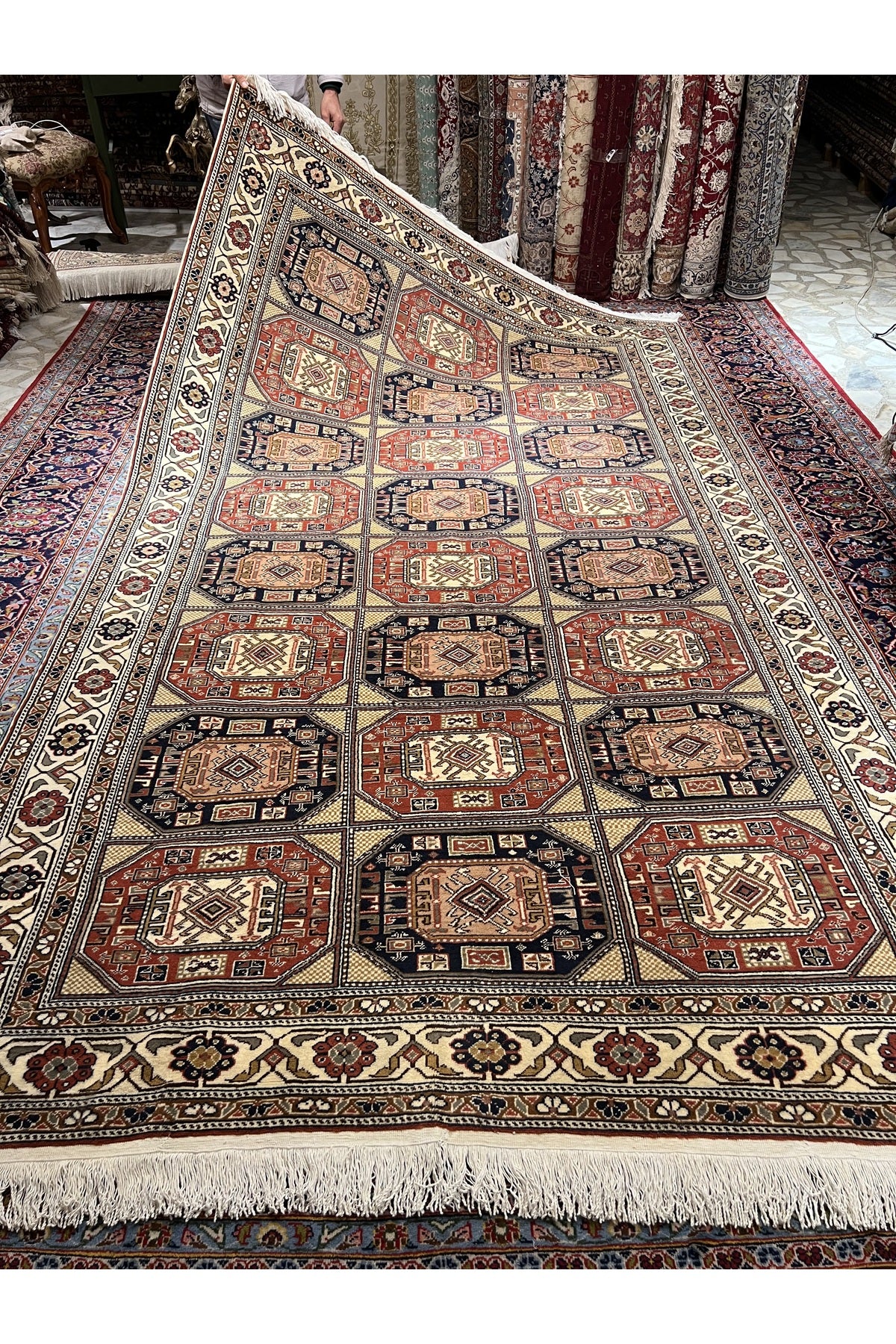 RD RAMAZAN DAG Hand Rug Art Hand-Woven Kayseri Bunyan Rug Premium Quality Size 300x200
