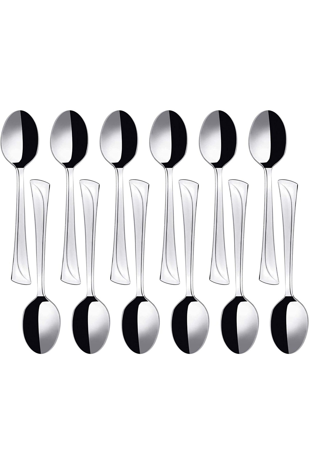 Nehir maksi Satin 12 Pack cay Spoon - MALLTURK