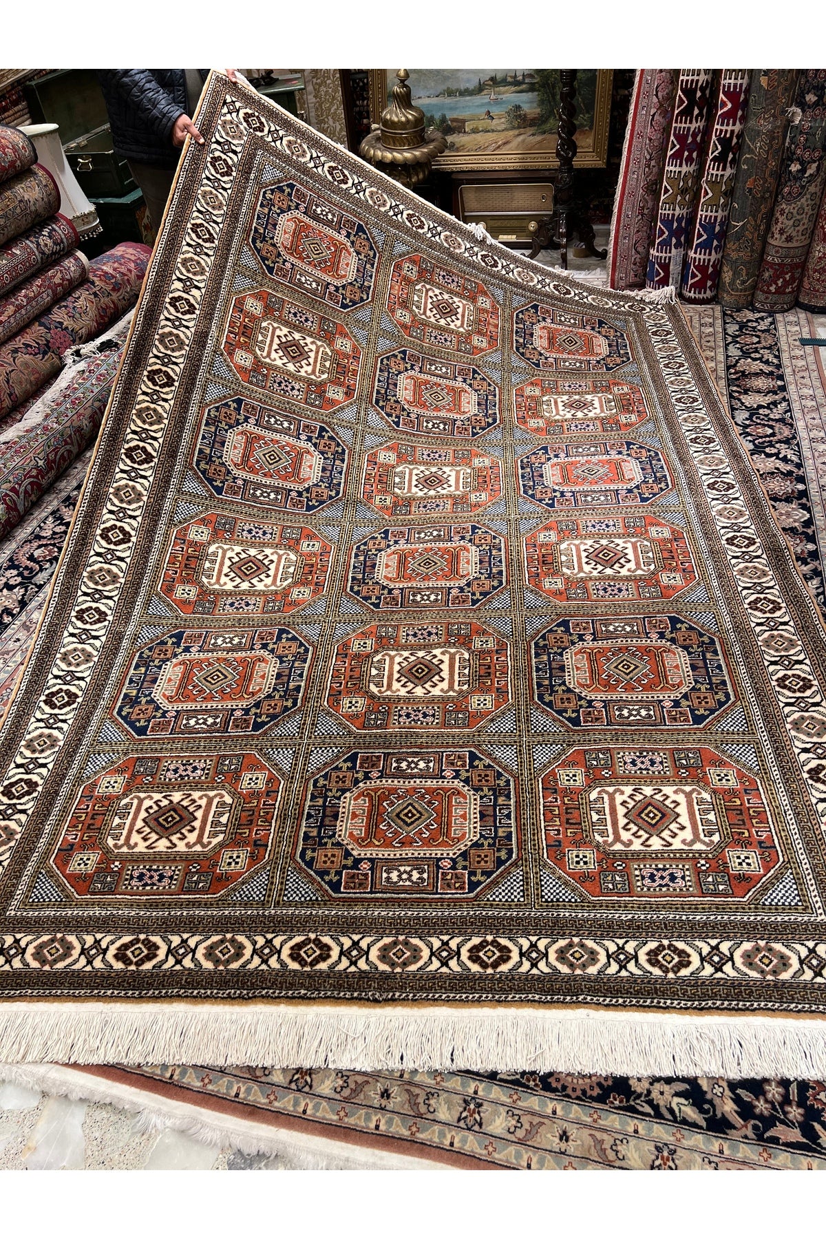 RD RAMAZAN DAG Hand Rug Art Hand-Woven Kayseri Bunyan Rug sandikli Design 300x200