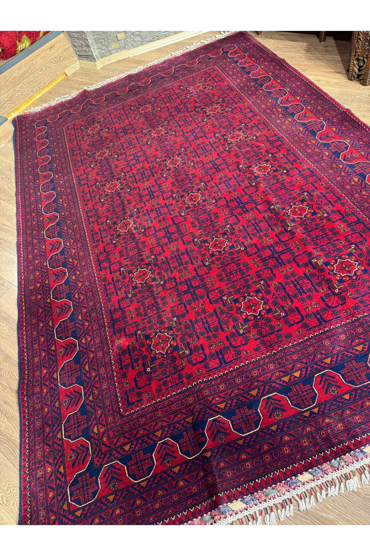 Rustikev AFGAN BILICIK Rug 202X313CM Wool Hand-Woven Base Rug - MALLTURK