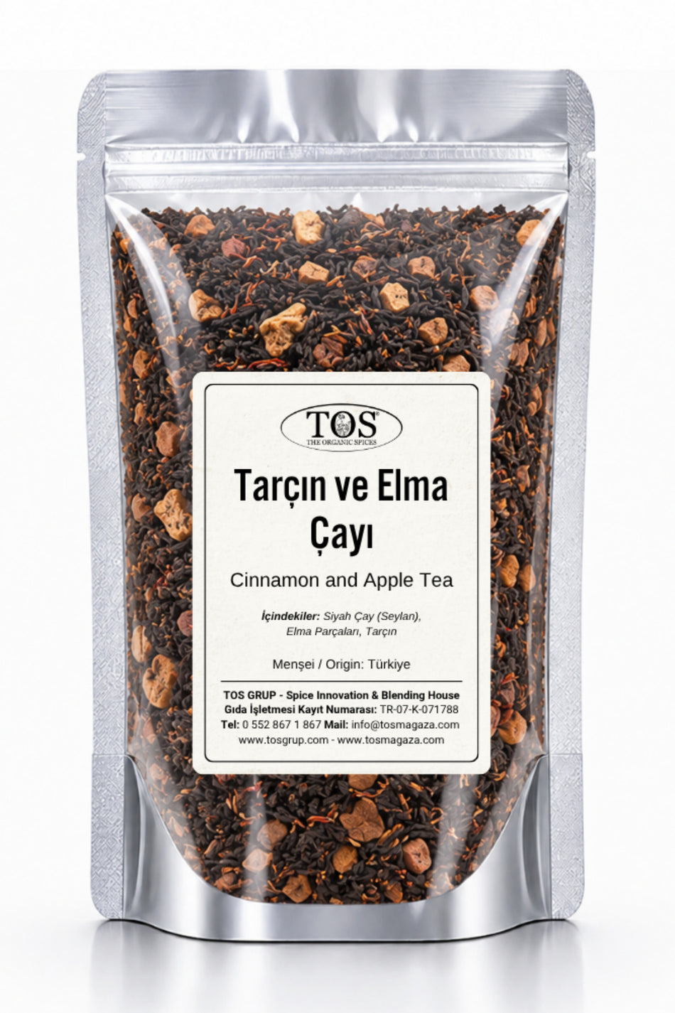TOS The Organic Spices Cinnamon and Apple Tea 40 gr (1st Quality)