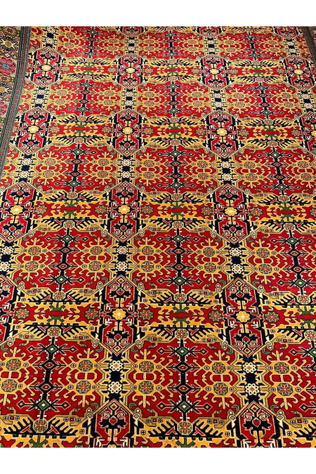 RD RAMAZAN DAG Hand Rug Art Hand-Woven Sumerbank Hereke Rug Sercuklu Design Size 300x200. - MALLTURK
