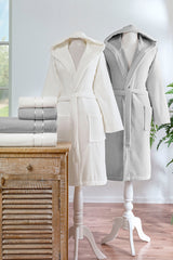Ozdilek Bright Velvet Family Bathrobe Set - MALLTURK