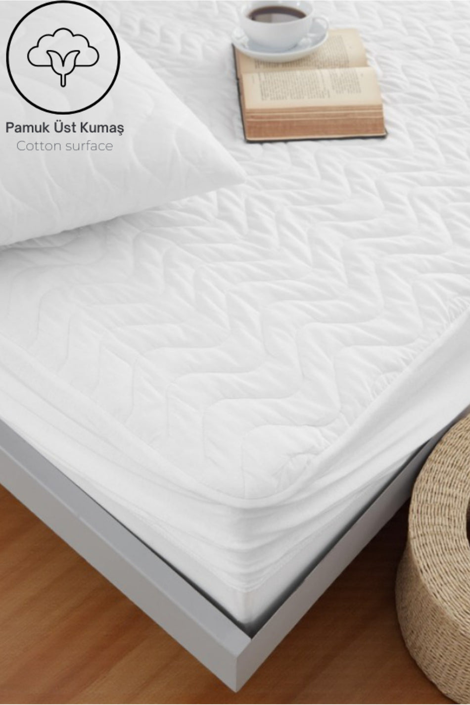 VESSINOHOME Waterproof Quilted Fitted Mattress Protector - MALLTURK