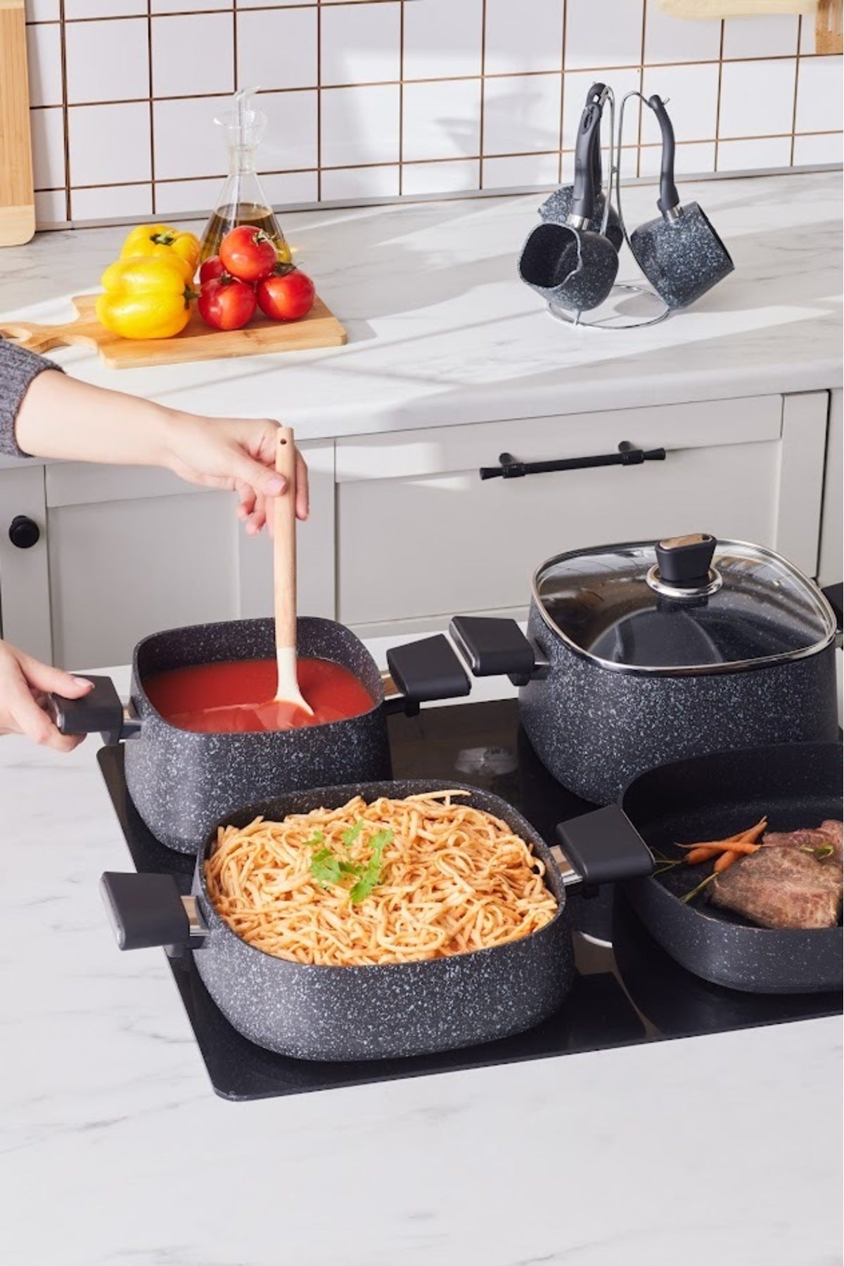 Karaca Biogranit Sando 14 Piece Cookware Set - MALLTURK