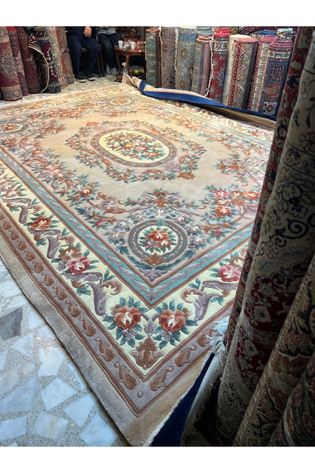 RD RAMAZAN DAG Hand Rug Art Hand-Woven Embossed Chinese Rug Premium Quality Size 400x300 - MALLTURK