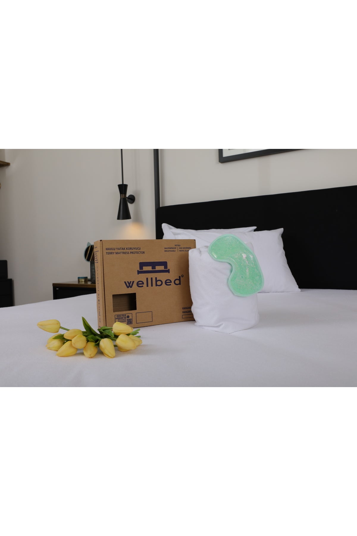 wellbed Soft Micro Waterproof Microfiber Fitted Mattress Protector - MALLTURK
