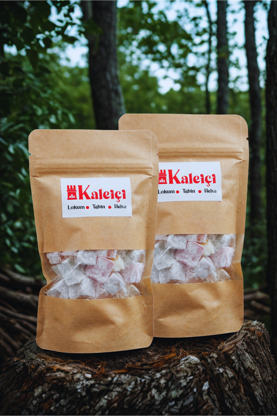 Kaleici premium delight Fruit Flavored Mini Turkish Delight 400 g 2 x 200 g - MALLTURK
