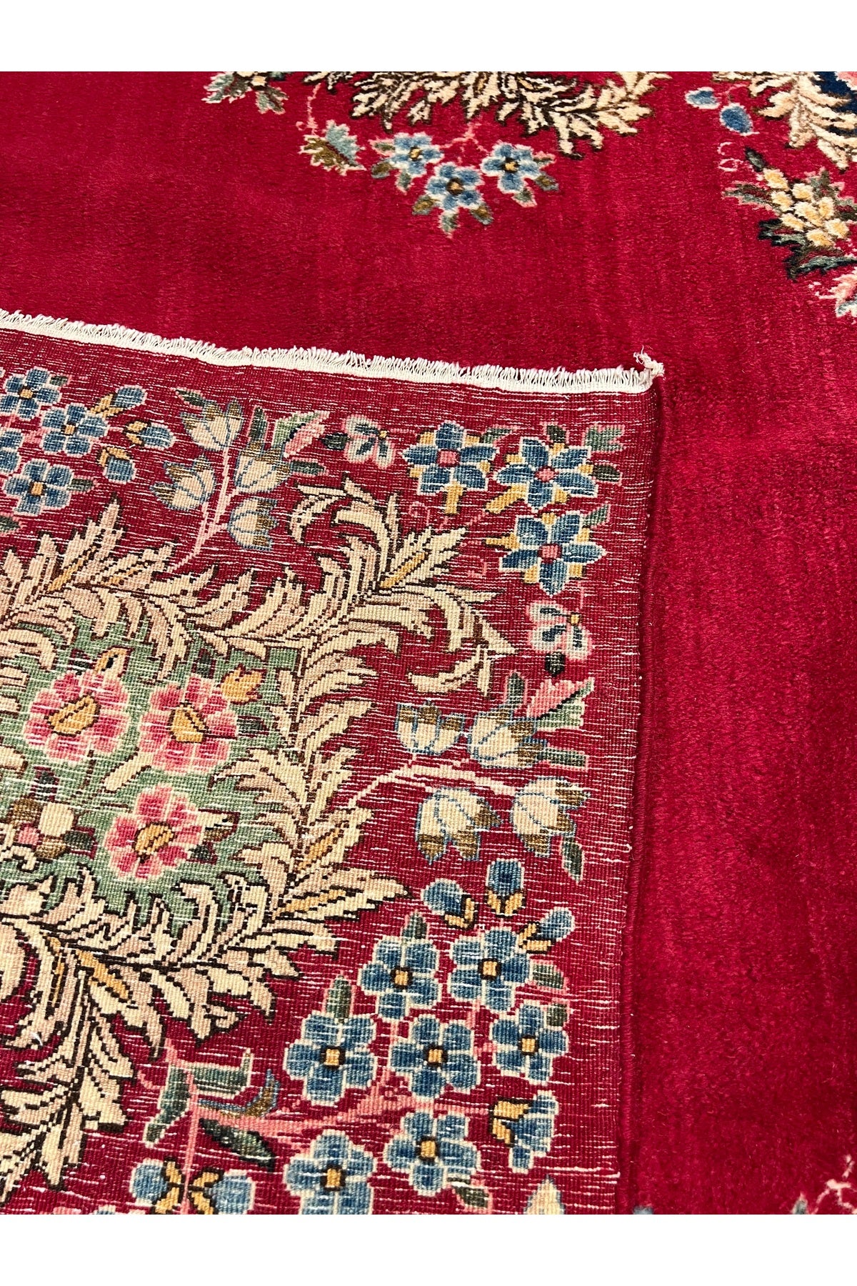RD RAMAZAN DAG Hand Rug Art Hand-Woven Iranian Kirman Rug Magnificent Bir Eserdir Size 405x300 - MALLTURK