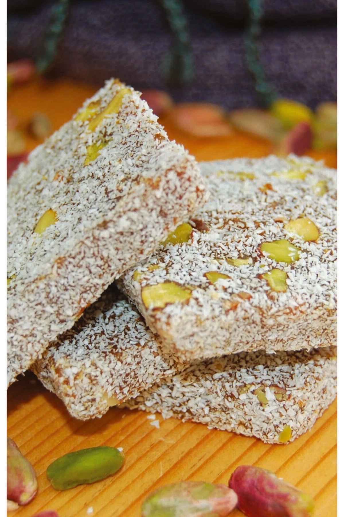 Necim Oksuz Lokum- Cezerye Pistachio Carrot Confection 500 g - MALLTURK