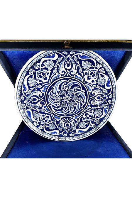 Cini Evi Baba Nakkas Iznik Tile Plate - MALLTURK