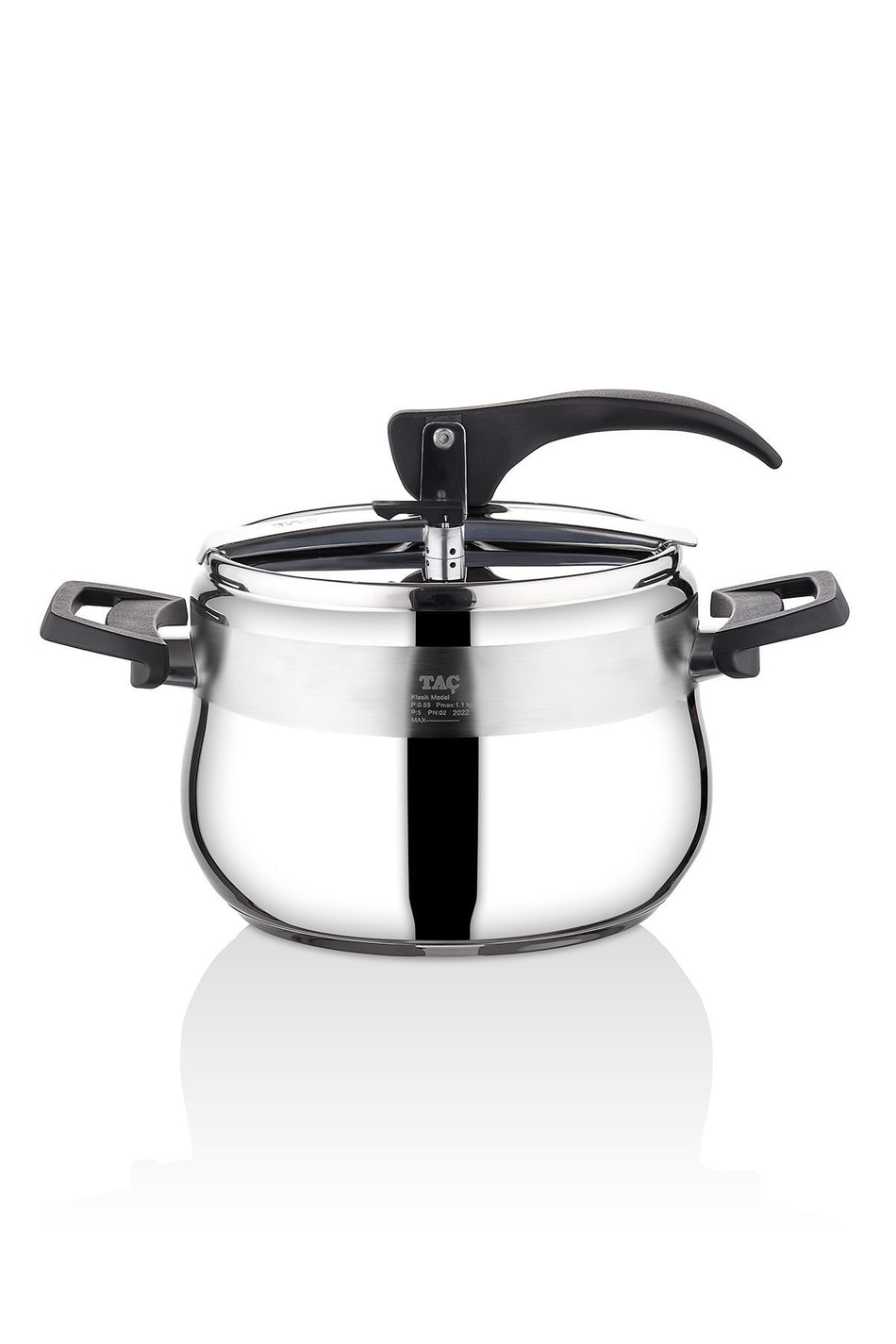 Tac Bengu Pro Pressure Cooker 8 Liters Black – Tac-4624 - MALLTURK