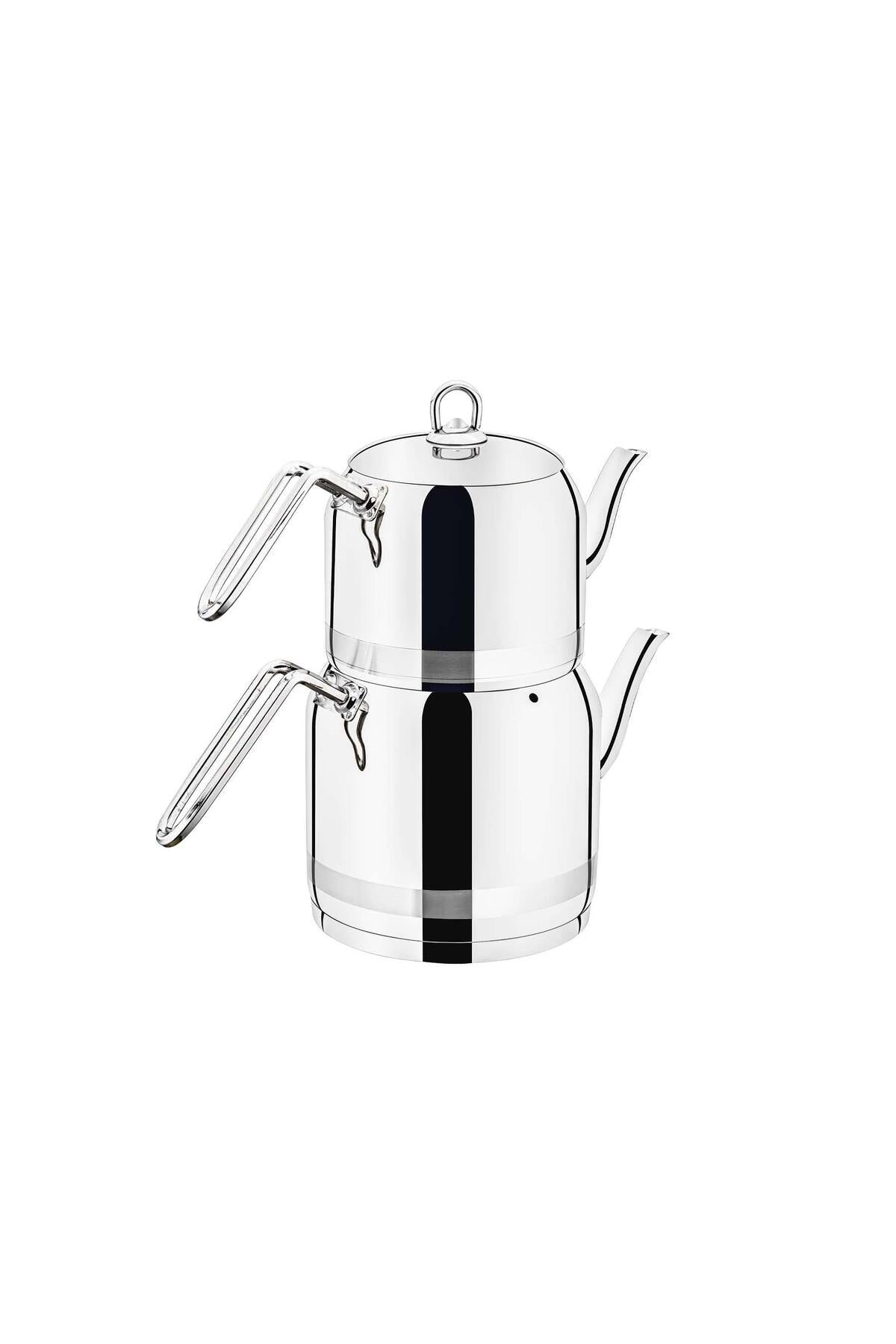 Evimsaray Ece Mega Size Teapot Set, Plain - MALLTURK