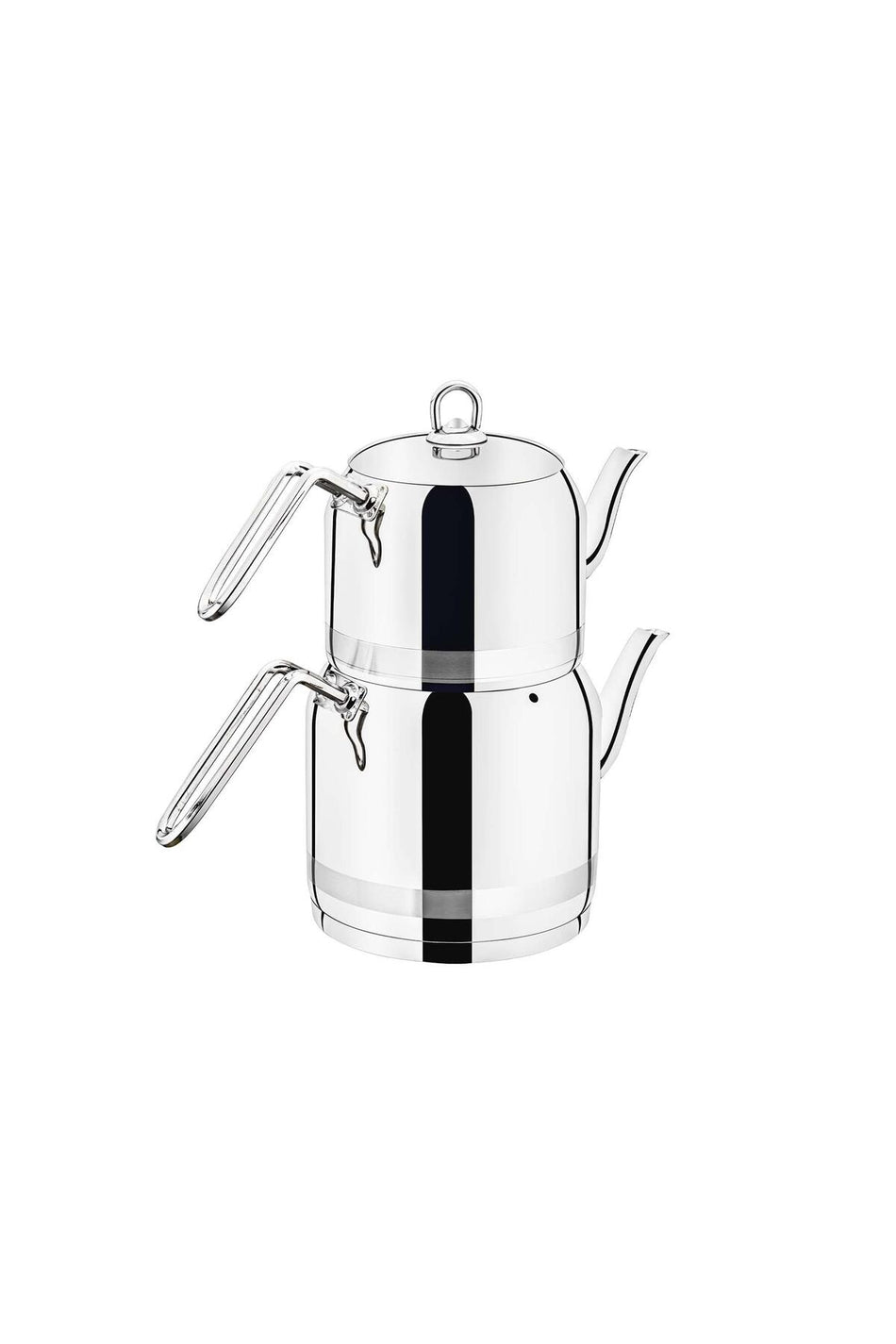 Evimsaray Ece Mega Size Teapot Set, Plain - MALLTURK