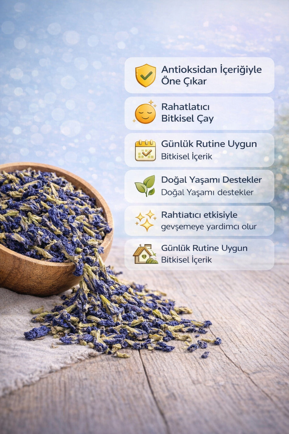 Diyet Avm Blue Butterfly Vine Flower Tea – 50 GR