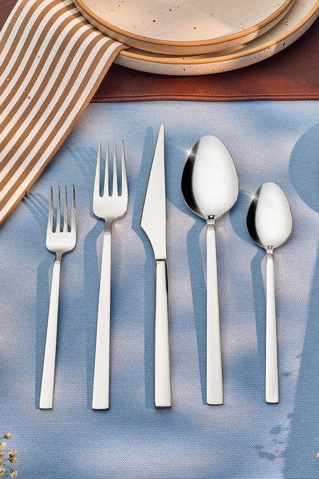 Emsan paradiso platin 12 Place Setting 60 Piece Flatware Set Boxed - MALLTURK