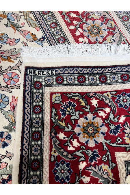 RD RAMAZAN DAG Hand Rug Art Hand-Woven Sumerbank Hereke Rug Signed Polonez Design Size 300x200 - MALLTURK