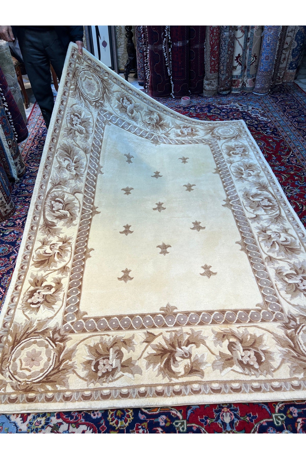 RD RAMAZAN DAG Hand Rug Art Hand-Woven Embossed Chinese Rug Premium Quality Size 235x170