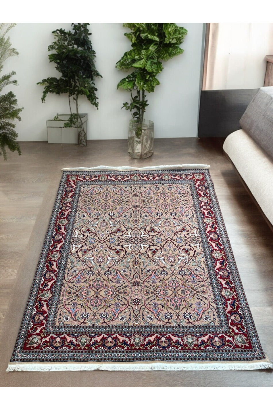 SIRVAN Rug Hand-Woven Hereke Rug - 194x252 - MALLTURK