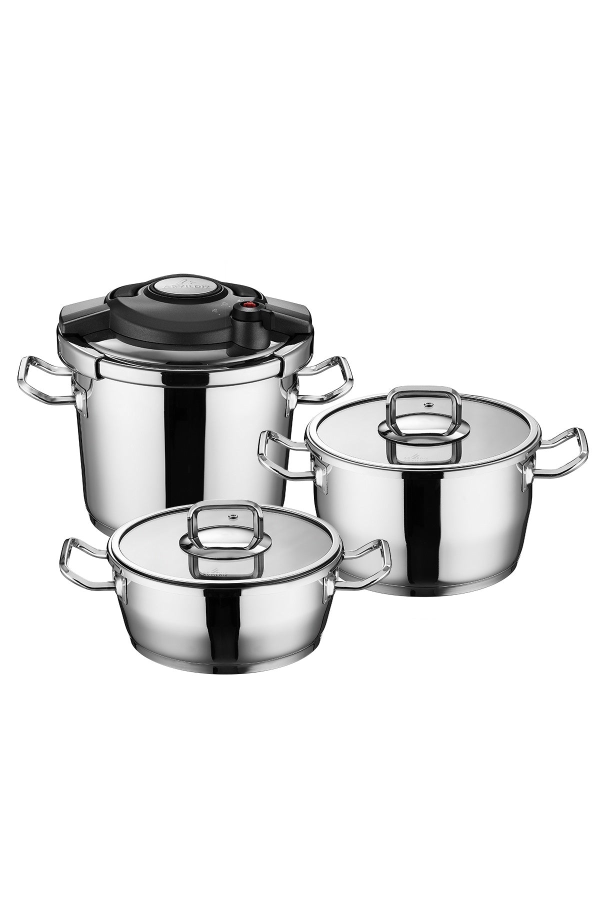 Aryildiz Touch Cool 3+4.5+6 Lt Kanka Pressure Cooker Set - MALLTURK